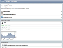 Tablet Screenshot of investor.usnrg.com